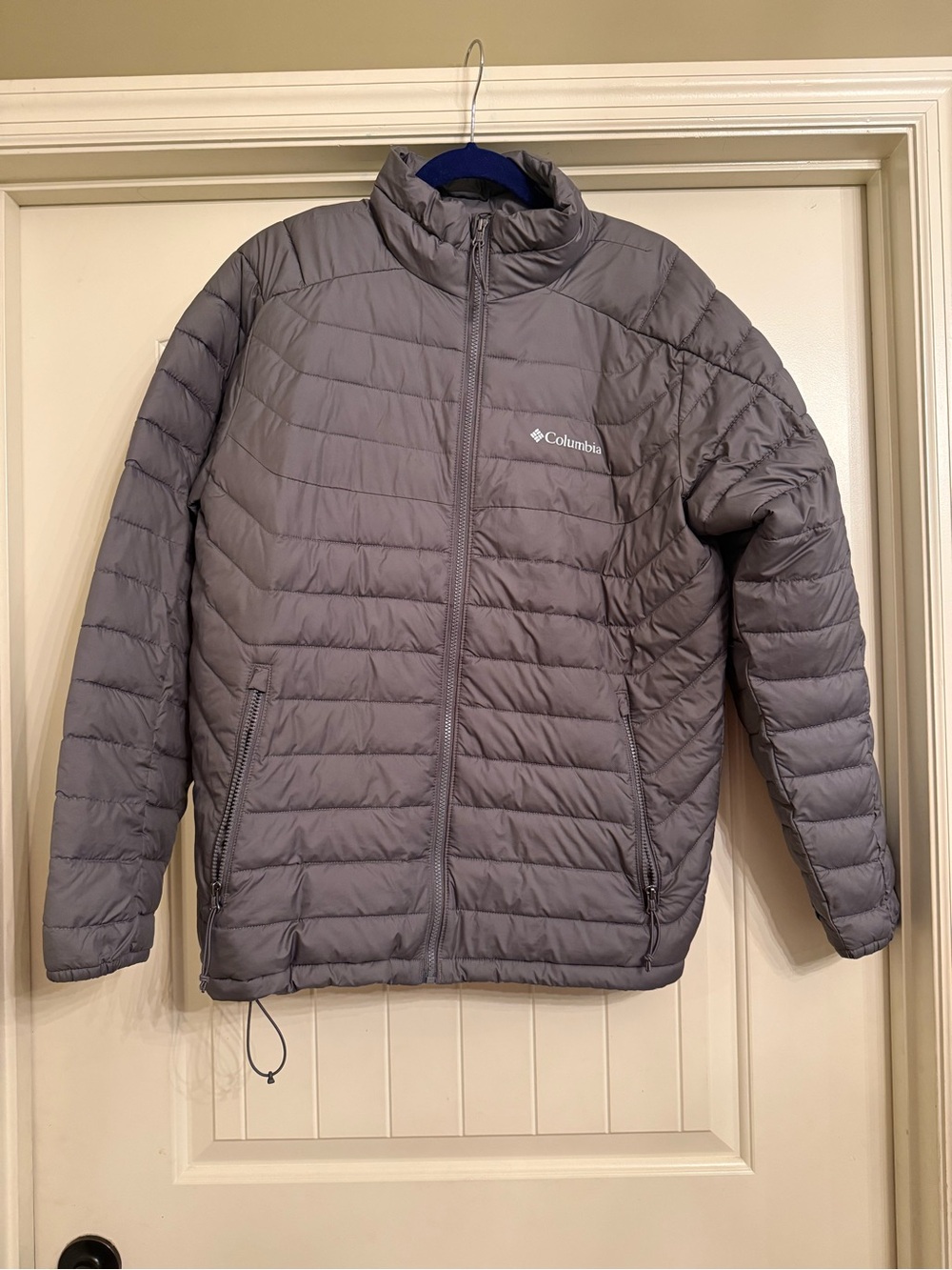 EUC Columbia Men's Gray Lightweight Packable Puffer Jacket Size M
